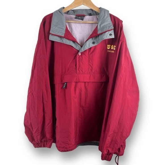 camp david Other - USC Vintage Red Pullover Windbreaker Jacket